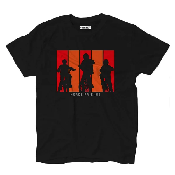 Maglietta T-Shirt Stranger Friends Things Serie Tv Horror Fantascienza Fantasy
