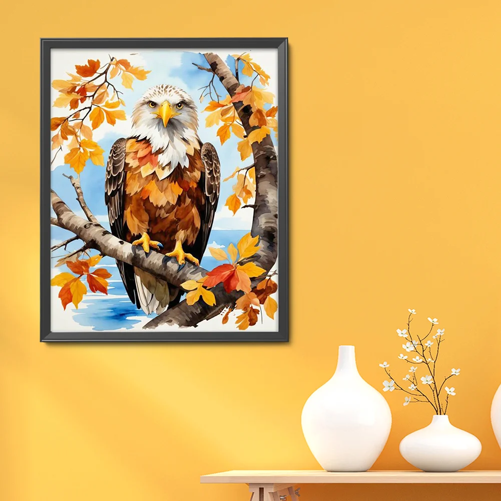 DIY Stamped Cross Stitch 11CT Full Embroidery 40*50cm - Eagle In The Woods