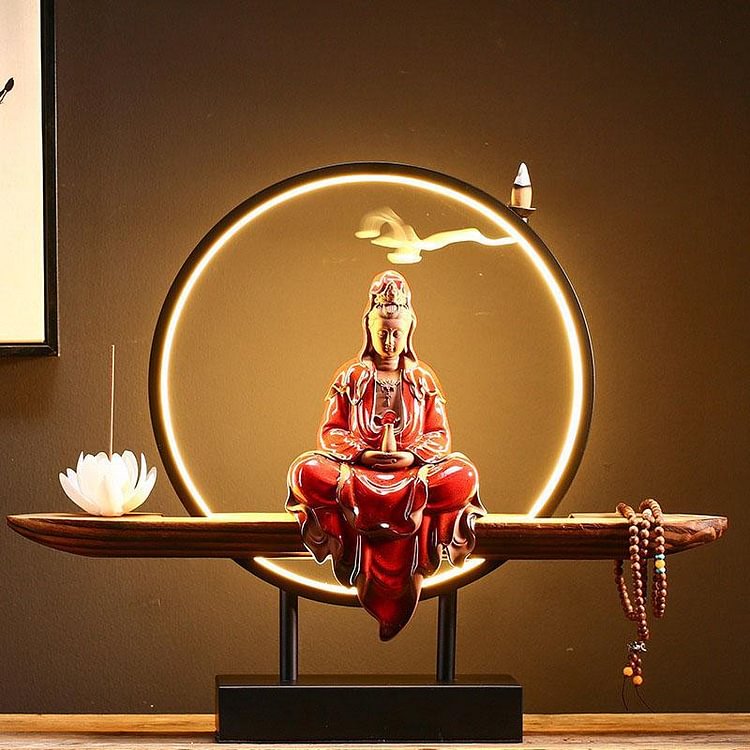 Meditating Buddha - LED Incense Burner - Appledas