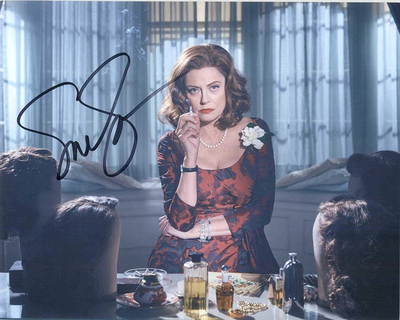 Susan Sarandon Signed Autographed Feud