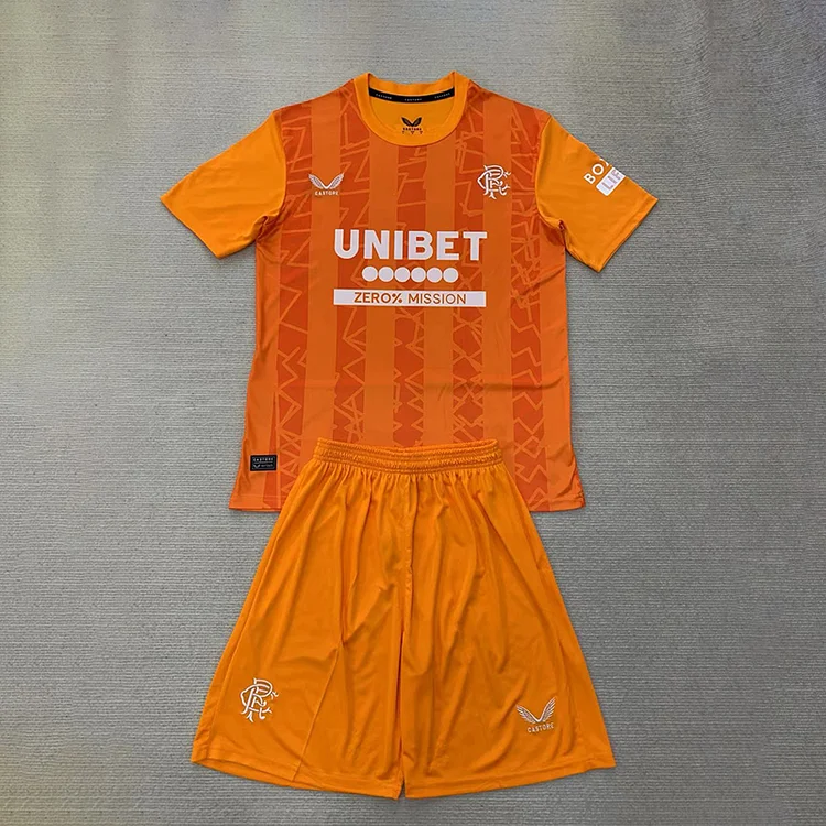24/25 Rangers Orange Goalkeeper Adult Set