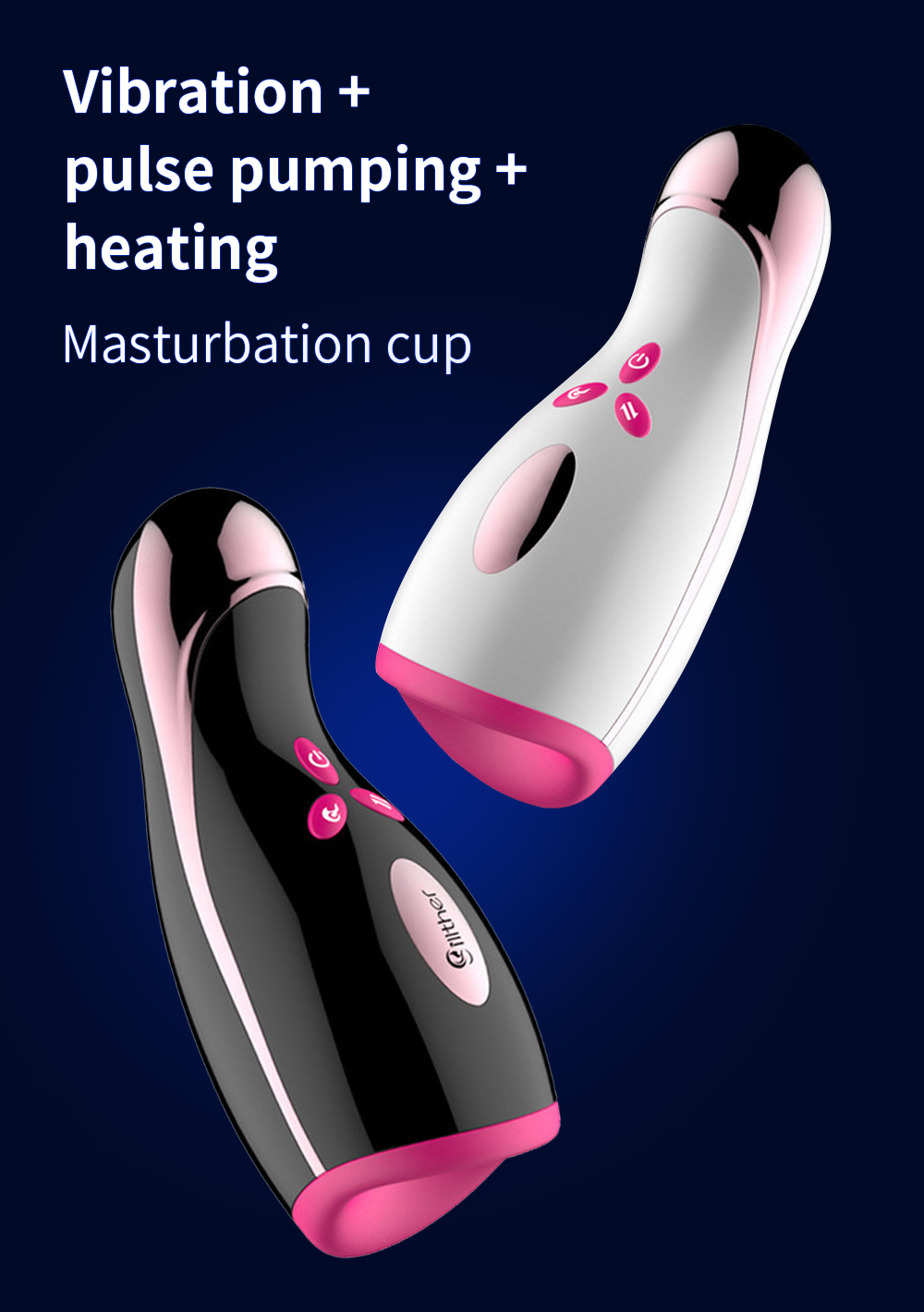 Automatic Telescopic Masturbator with Suction and Vibration for Men