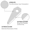 18Pcs Grass Cutter Blade Anti-rust for Bosch Indego 800 1000 1200 (Silver)