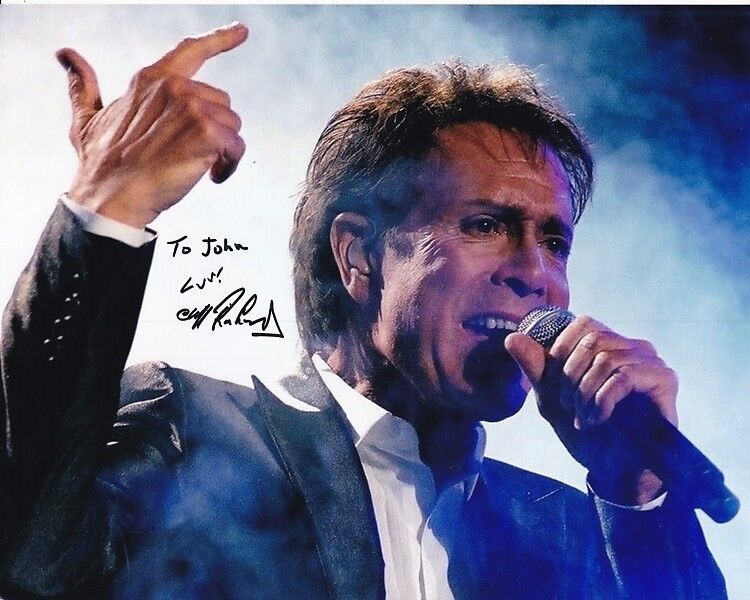 CLIFF RICHARD Autographed Signed Photo Poster paintinggraph - To John