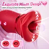 LIPS|4 in 1 Kiss Tongue Licking Multi Stimulations Mouth Vibrator Toy