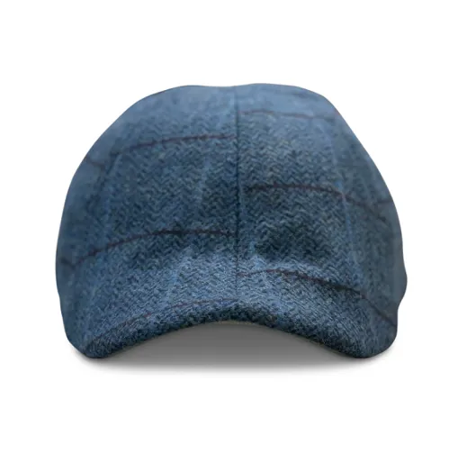 Hatsfashion-The Bourbon   Cap - Royal Rye Plaid