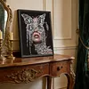Crystal Butterfly Fringe Mask Special Shaped 5D DIY Partial Drill Diamonds Dots Gem Art Kits 11.81x15.75Inch Diamond Dots Paintings Diamonds Paintings Gem Art for Adults Beginners Home Decor