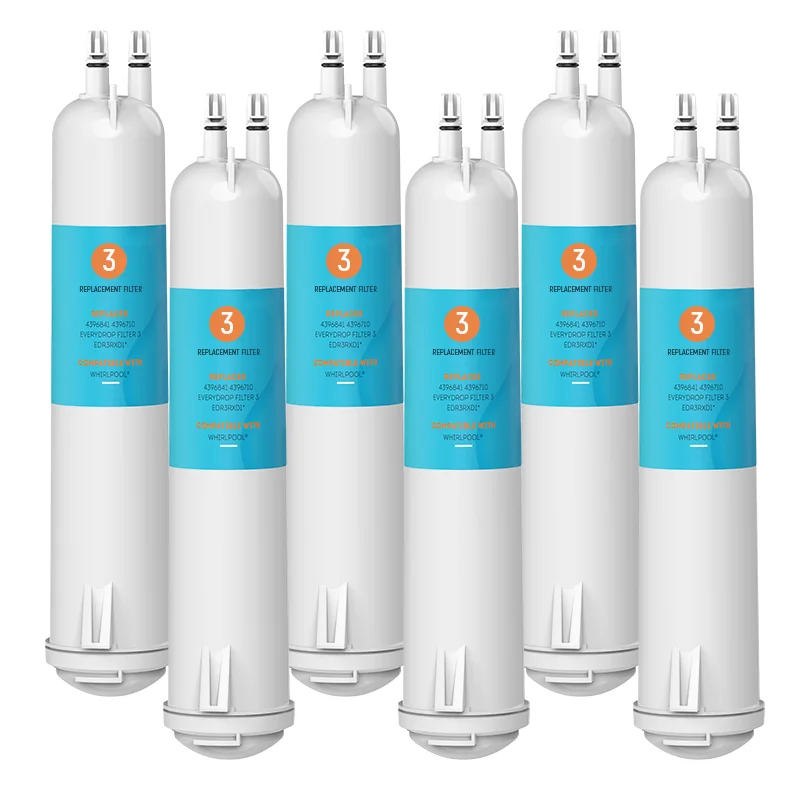 Whirlpool EDR3RXD1 4396841 9083 Refrigerator Water Filter Replacement (6 Pack)