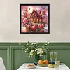 Blumenlandschaft Haus speziell geformt 5D DIY Teilbohrer Diamanten Gem&auml;lde Edelsteinkunst f&uuml;r Erwachsene Anf&auml;nger Wohneinrichtung 11,81 x 11,81 Zoll