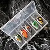 5pcs Mini Crankbait Fishing Lure Floating Wobbler Artificial Hard Bait Swimbait