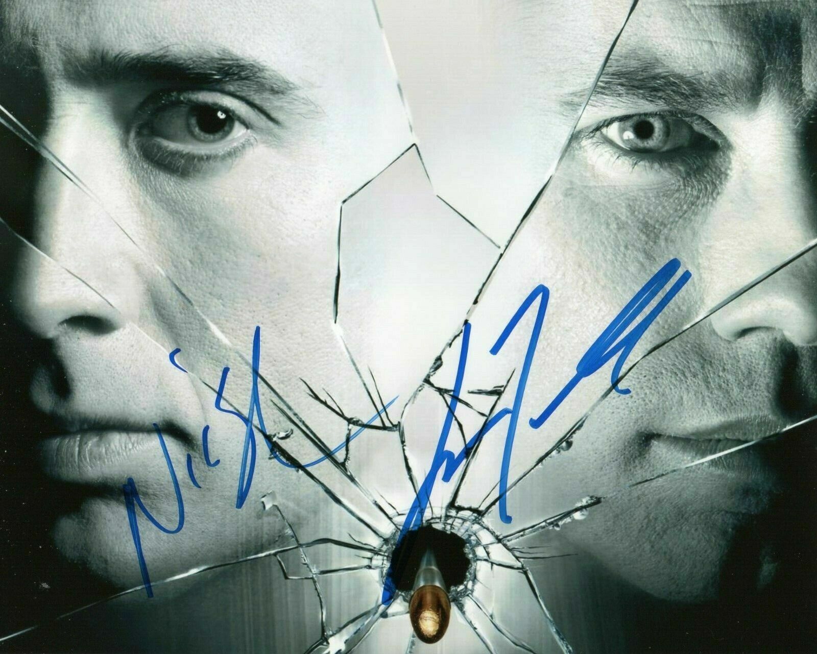 Nicolas Cage / John Travolta Autographed Signed 8x10 Photo Poster painting ( Face Off ) REPRINT