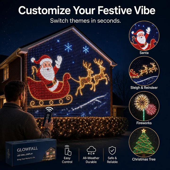 Curtain light pattern options