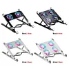 Laptop Cooling Fan with 2/4 Fans Foldable RGB 7 Height for 11-17.3 Inch Notebook