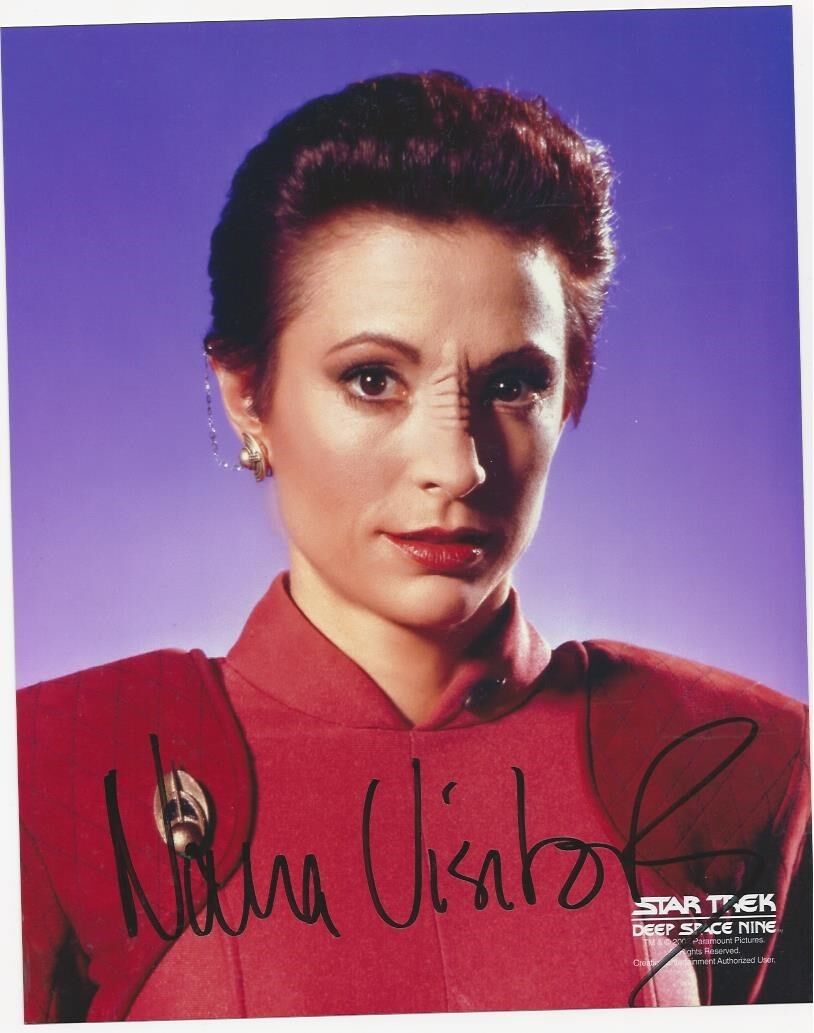 Nana Visitor - Star Trek DS9 signed Photo Poster painting