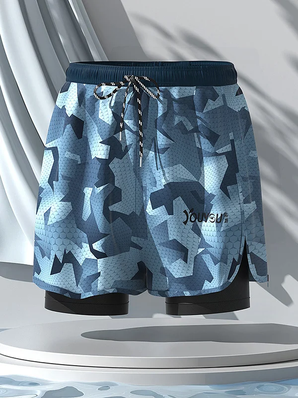 2 in 1 Short Liner  Quick-Drying Trunks
