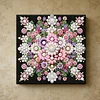 Framed Diamond Painting - Special Shaped - Flowers (25x25cm)