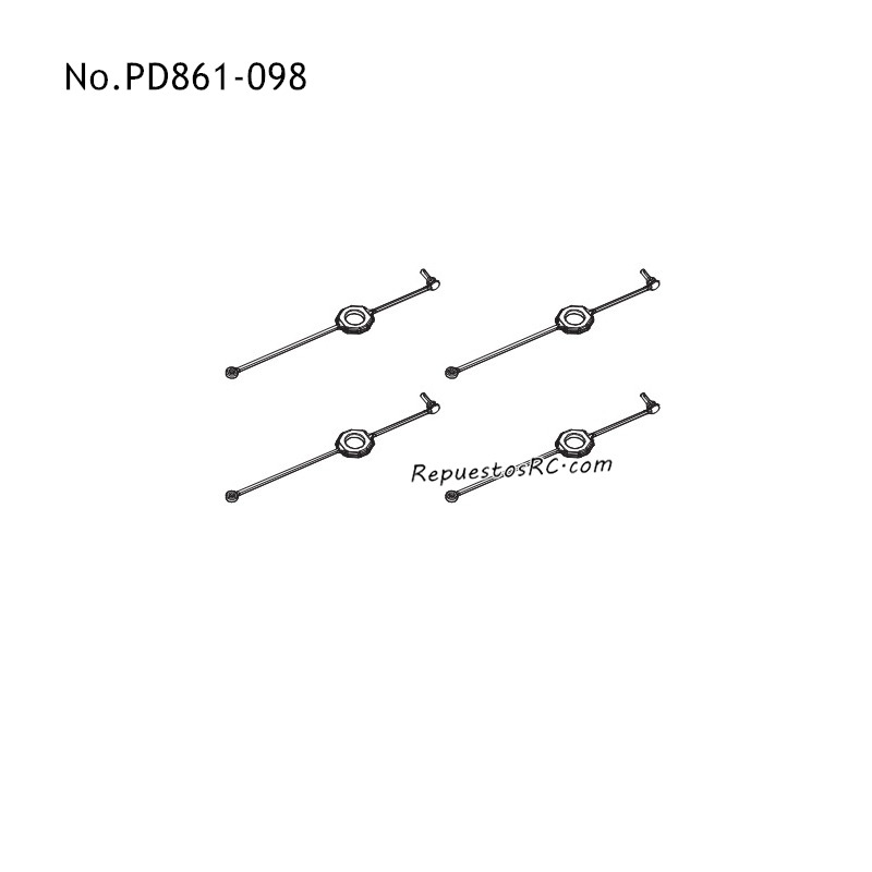 PD RACING TR10 Piezas para Juguetes RC Retenedor del Clip del Cuerpo PD861-098