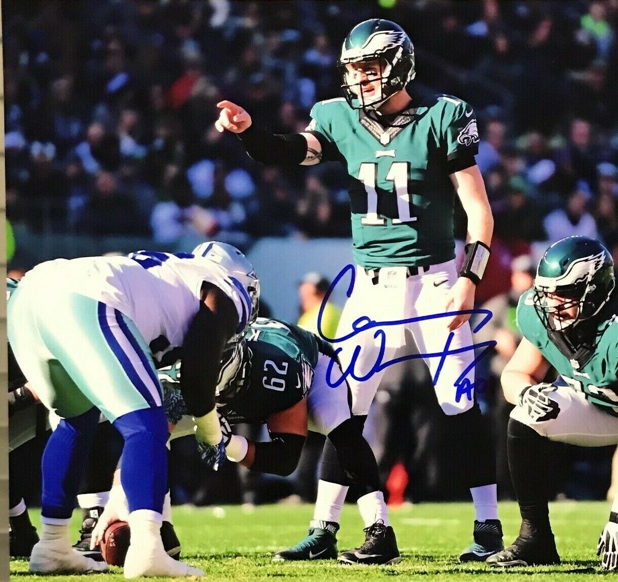 Carson Wentz Autographed Signed 8x10 Photo Poster painting ( Eagles ) REPRINT ,