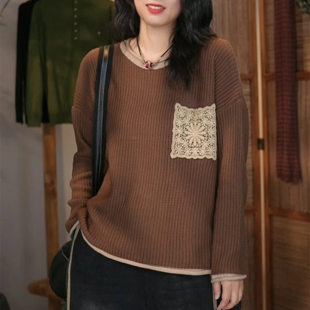 Chicfifth Sweater Women Winter Long Sleeve High Quality Autumn Vintage Top Knitted Cardigan