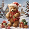 Diamond Painting-DIY Full Round Drill Christmas Bear