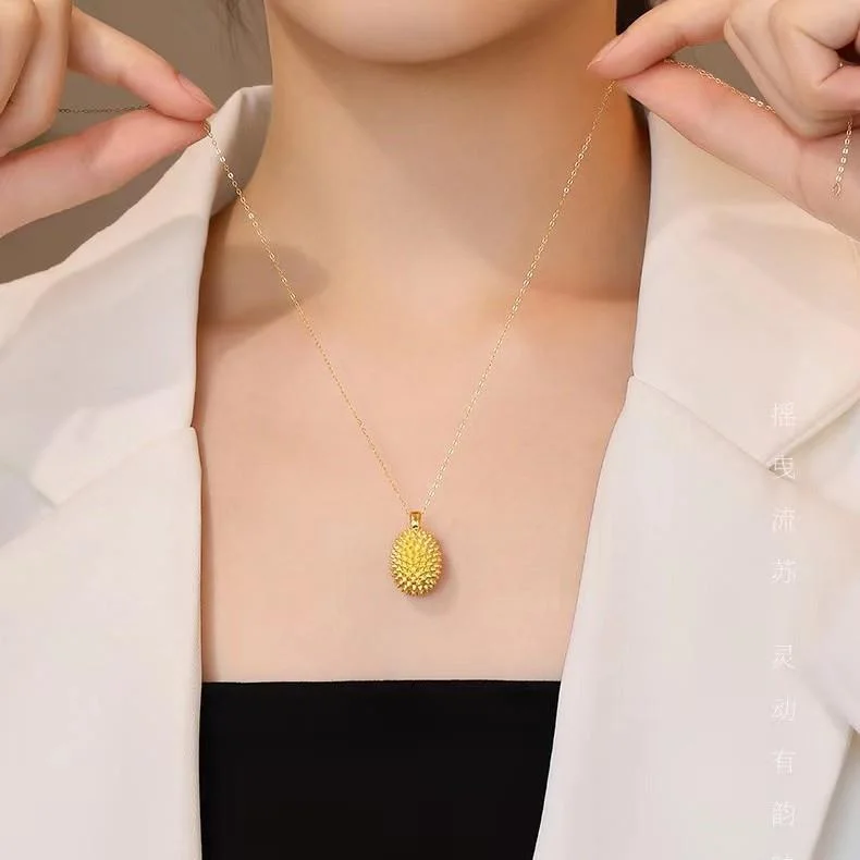 Durian Gold-Plated Necklace