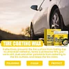 100g Tire Coating Wax Car Auto Tire Refurbishing Agent Dustproof Rim Cleaner Wax