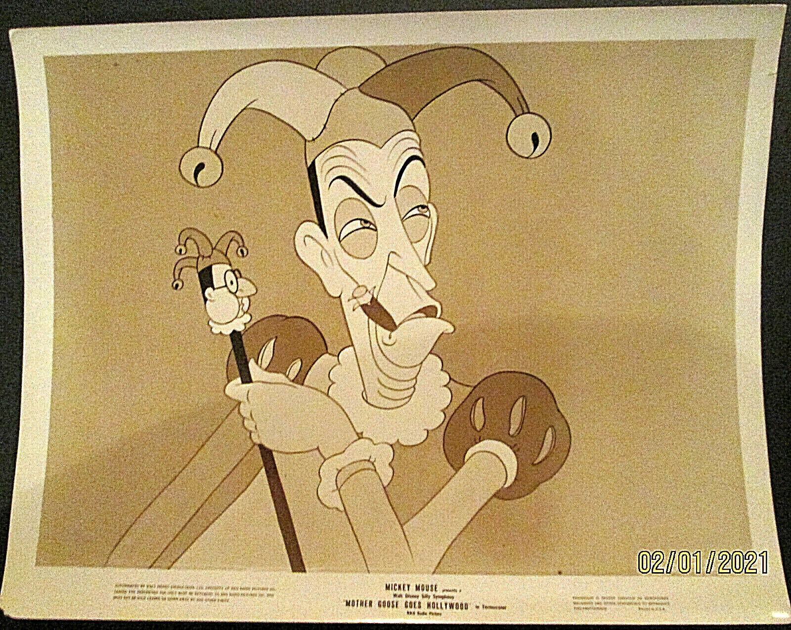 WALT DISNEY: (EARLY VINTAGE 1940,S RARE Photo Poster painting STILL LOT) CLASSIC EARLY DISNEY