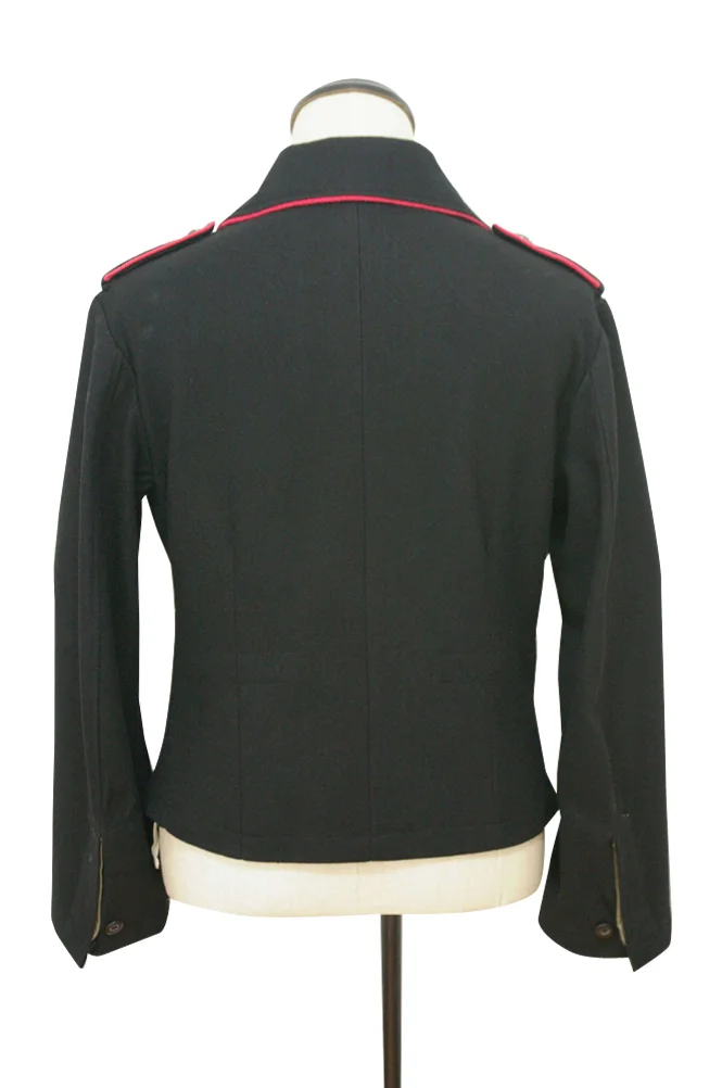   Wehrmacht German Hot Pink Collar Thread Panzer Black Wool Wrap/Jacket German-Uniform
