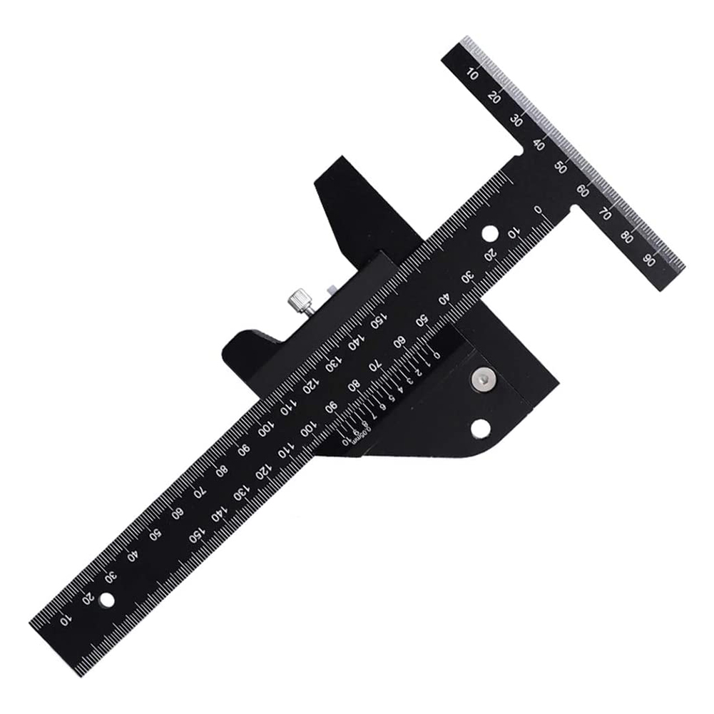 

Woodworking Carpentry Sliding Marking Scriber Gauge T Shape Scale Ruler, 501 Original