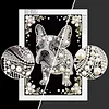 Diamond Painting-DIY Special Shaped Drill Pearl Painting Dog(30x40cm)
