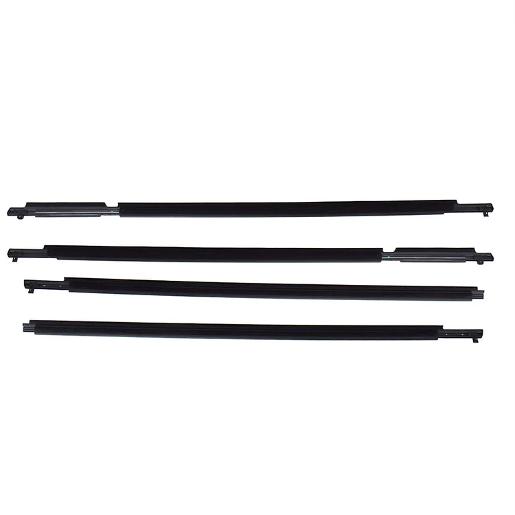 Silscvtt 4Pcs Black Weatherstrip Window Molding Trim Seal Belt Black Replacement for 2009-2012 RAV4