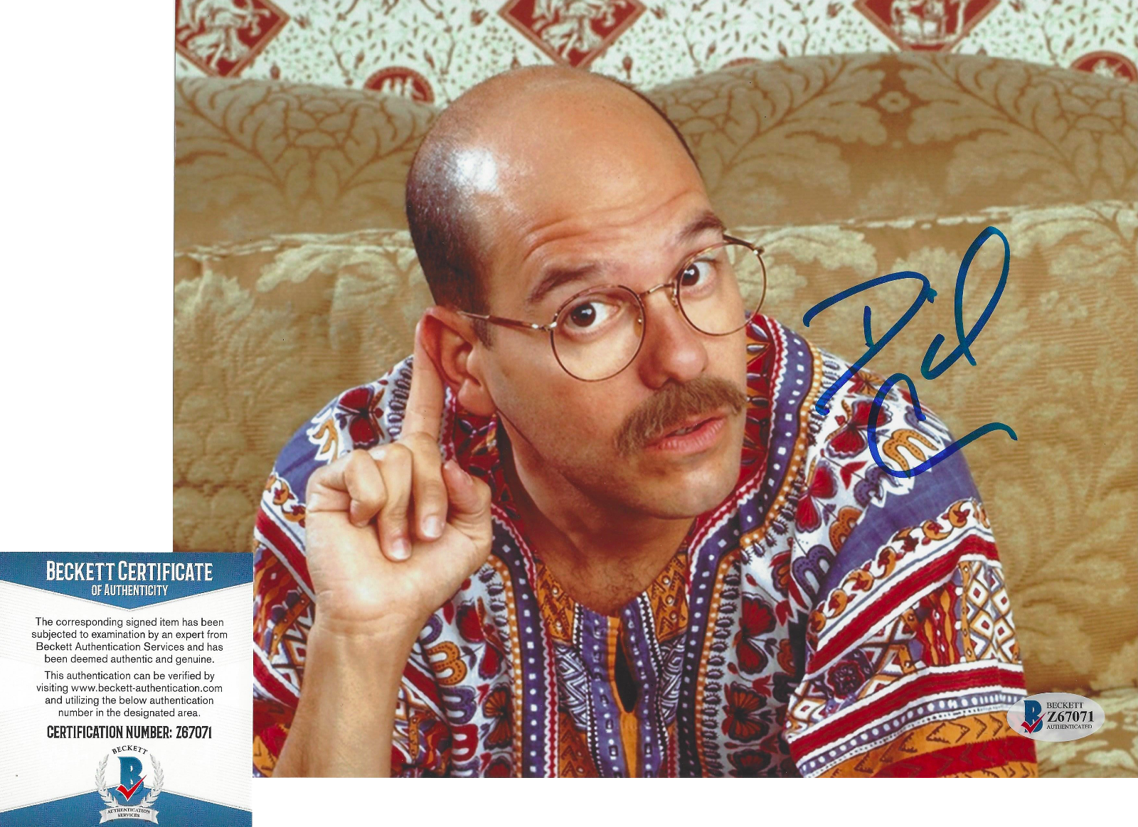 DAVID CROSS SIGNED ARRESTED DEVELOPMENT TOBIAS 8x10 SHOW Photo Poster painting BECKETT BAS COA