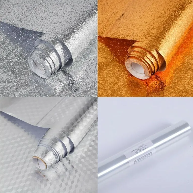 Multi-size Kitchen waterproof and oil proof aluminum foil sticker are ...
