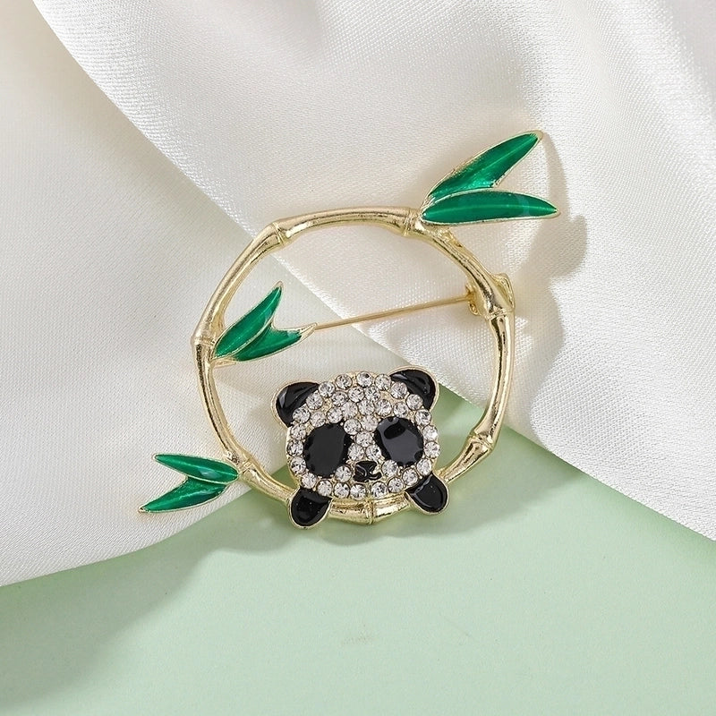 Fashion Pin Flower Alloy Plating Inlay Artificial Gemstones Pearl Women’S Brooches