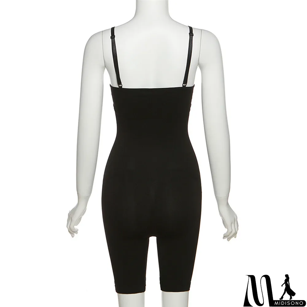 MidiSono - Casual Sports Sling Playsuits