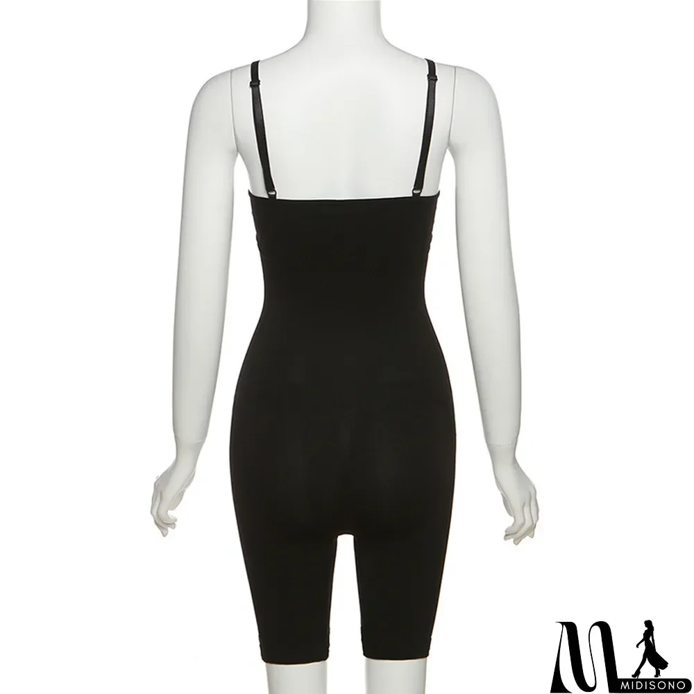 MidiSono - Casual Sports Sling Playsuits