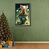 Diamond Painting-DIY Full Round Drill Happy Pig(40x60cm)