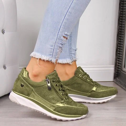 Women's Sneakers Plus Size Height Increasing Shoes  Stunahome.com