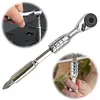 Mini Ratchet Wrench 1/4 Inch Short Ratchet Handle High Quality Socket Tool Torque Ratcheting Wrench for Daily Bicycle Car Repairs