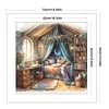 Bedroom-11CT Stamped Cross Stitch 50*50cm/19.69*19.69in