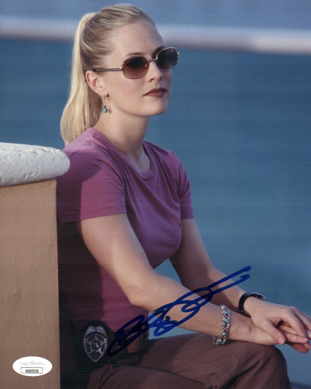 EMILY PROCTER Signed CSI MIAMI 8x10 Photo Poster painting Autograph JSA COA