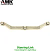 AMK 5 in 1 TRX4M Upgrades Brass Weight Including Caster Blocks,Steering Link,Steering Knuckle,Steering Blocks,Diff Cover for 1/18 RC Crawler Accessories