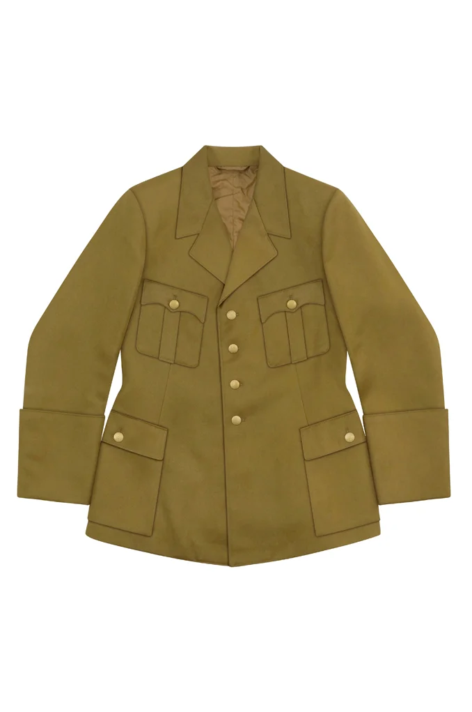   German Political Party Leader Brown Gabardine Service Dress Tunic German-Uniform