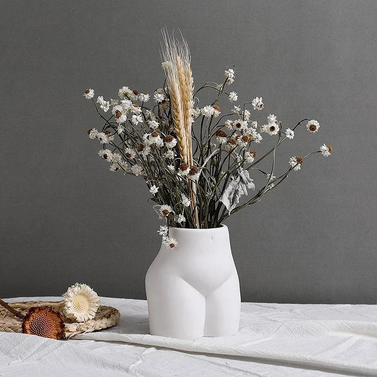 Modern Ceramic Human Form Vase | AvasHome