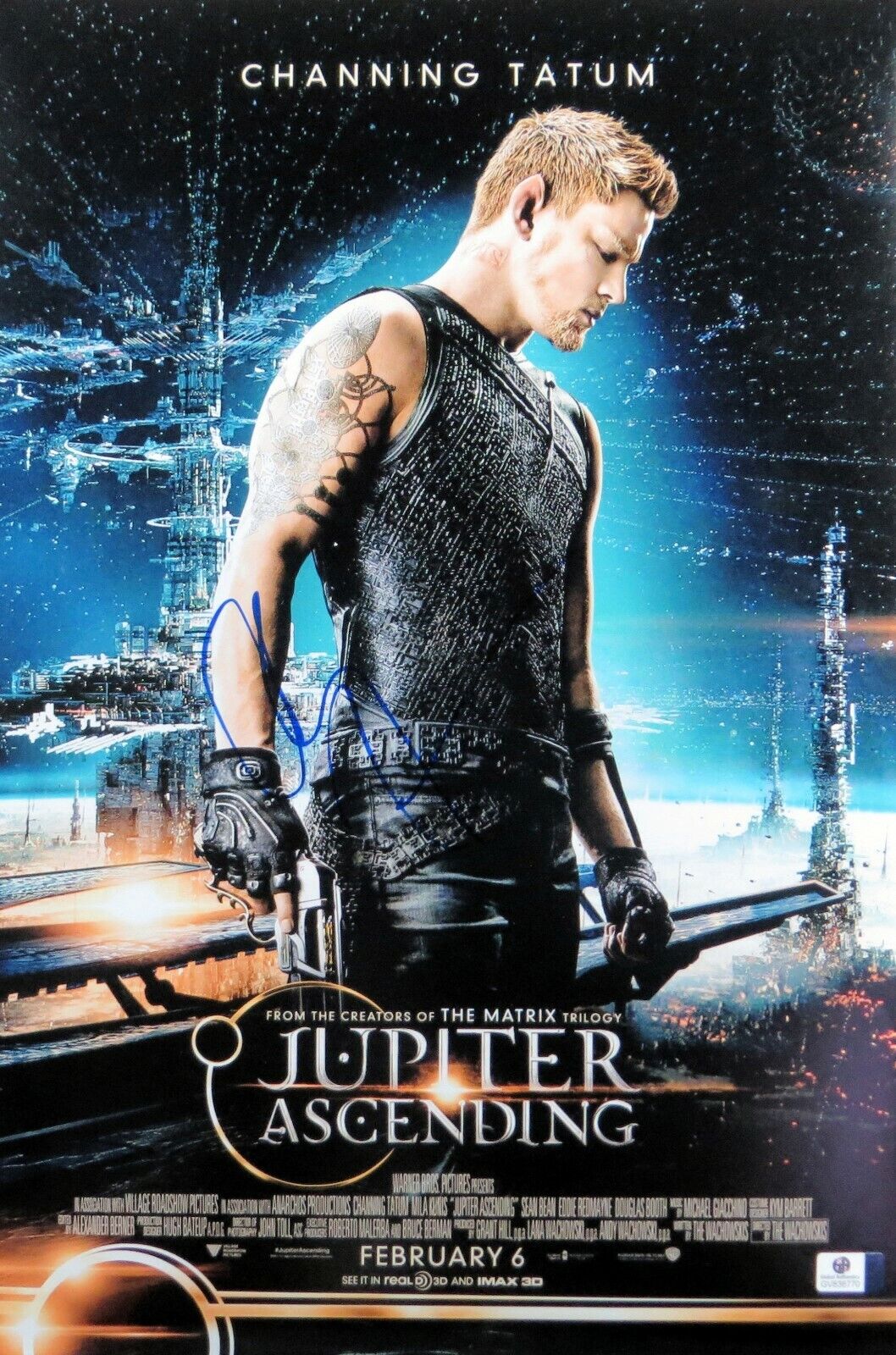 Channing Tatum Signed Autographed 12X18 Photo Poster painting Jupiter Ascending Poster GV838770