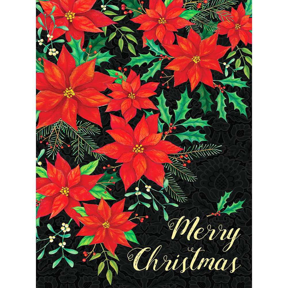 

Red Flowers - Round Drill Diamond Painting - 30*40CM, 501 Original