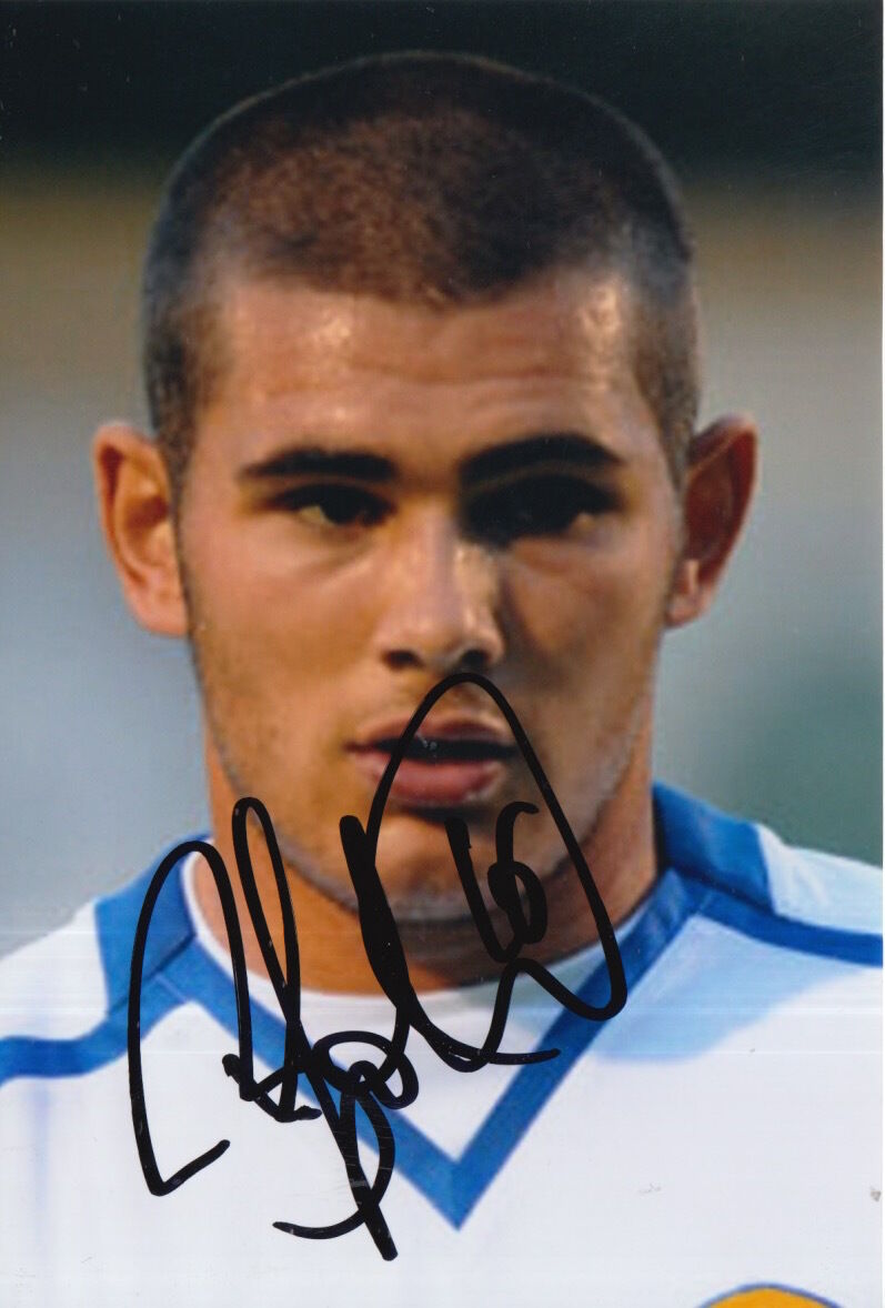 LEEDS UNITED HAND SIGNED BRADLEY JOHNSON 6X4 Photo Poster painting 1.