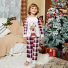 Family Home Spring Autumn Mother-daughter Deer Printed Christmas Pajamas