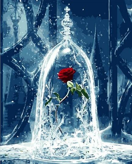 

Glass Rose – Paint By Numbers - 40*50CM, 501 Original