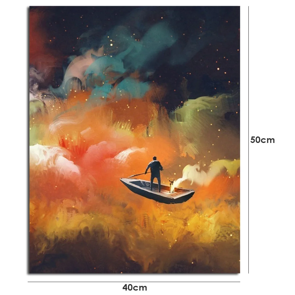 DIY Solid Wood Canvas Picture Frame Kit Wooden Photo Inner Frames (40x50cm)